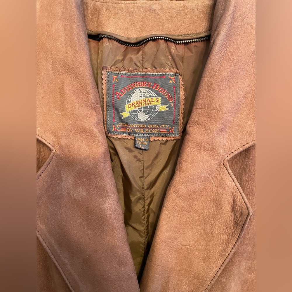 Adventure Bound by Wilson Leather Trench Coat - Picture 3 of 12